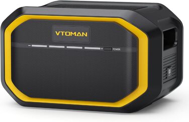 Портативна електростанція VTOMAN FlashSpeed 1500 EB: 1548Wh, 3000W (пік), LFP, для кемпінгу та надзвичайних ситуацій