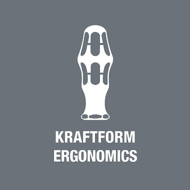 Набір викруток Wera Kraftform Kompakt 60 ESD, 17 предметів, 05051043001