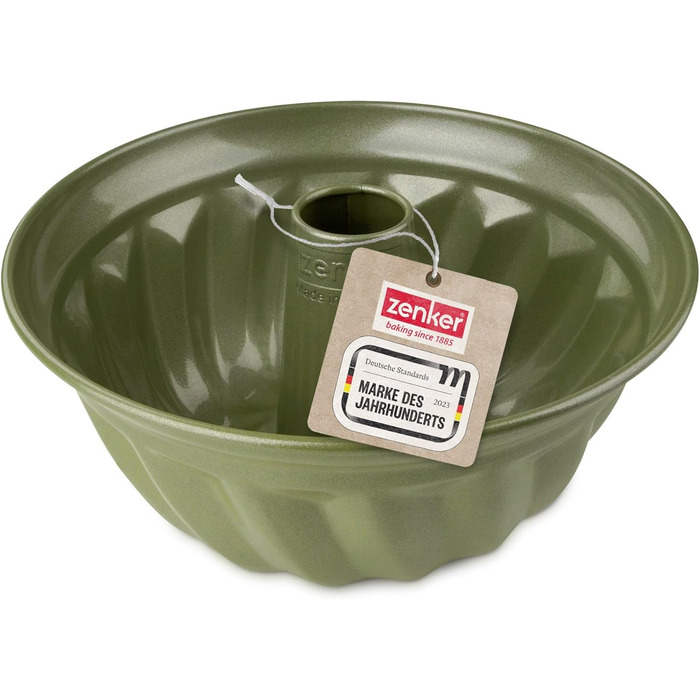 Форма для кексів Zenker Green Vision 30 см – преміум з нержавіючої сталі з антипригарним покриттям (Made in Germany)