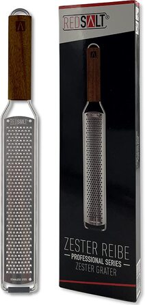 Тертка REDSALT Premium Zester з ручкою з нержавіючої сталі 35х4,5 см