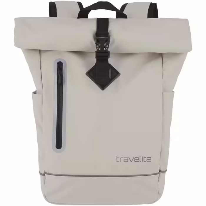 Рюкзак TRAVELITE Rolltop водонепроникний, велосипедний, міський, з відбивачами, 19 л, 48 см, колір слонова кістка
