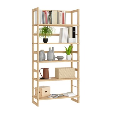 Стояча полиця Öland 136x58x27см глазурована натуральна деревина