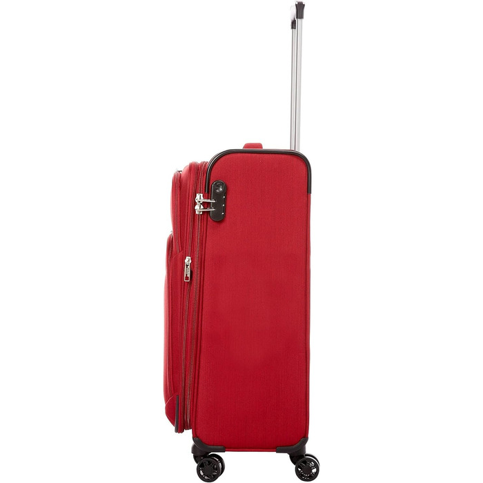 Валіза каюти LYS Paris, м'яка, розсувна, червона, Валіза Valise Cabine Souple Extensible, валіза Red Valise Cabine Souple Extensible