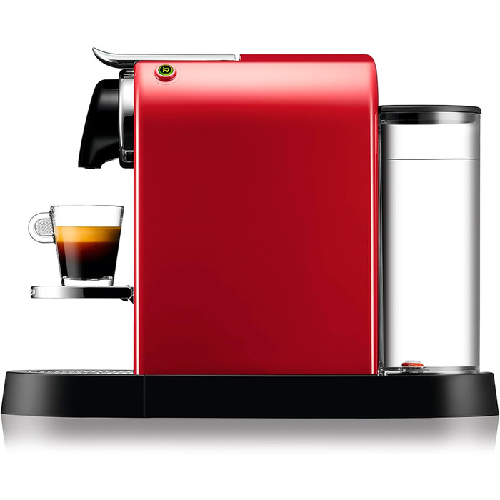 Еспресо-машина Nespresso Krups Citiz XN741B (червона), 1260 Вт, 1 л резервуар для води, автоматичне відключення