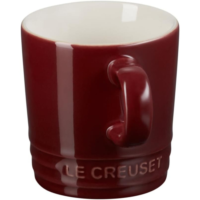 Кружка LE CREUSET з кераміки, 0.35 л, вишнево-червоний колір, 70302350600002 (Chambray, 100 мл)