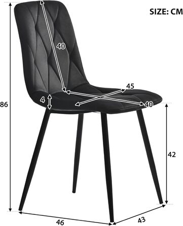 KUAKE Комплект обідньої групи: стіл 117x68 см та 4 стільці, сучасний кухонний набір, стільці з темно-сірого льону, чорні ніжки