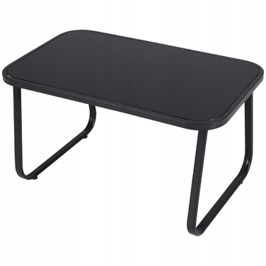 Комплект садових меблів зі штучного ротанга ZD Trading Lato, чорний, 4 предмети