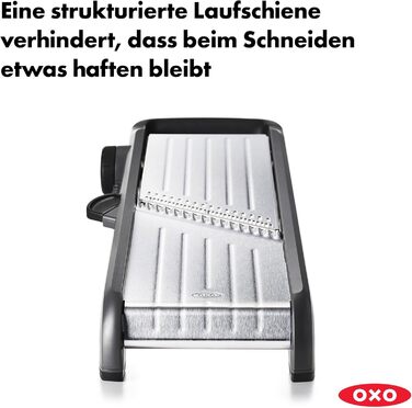 OXO Good Grips Професійний овочевий та фруктовий слайсер 2.0 з японської сталі, сірий, для кухні