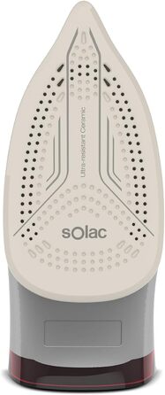 Праска з парою Solac Solution PV2490: 3000W, 200 г/хв, керамічна підошва, антинакип, самоочищення, 290 мл