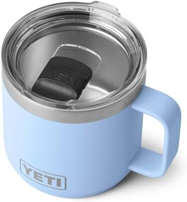 Термос YETI Rambler 14 oz (414 мл) з кришкою MagSlider, Big Sky Blue