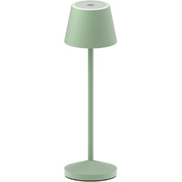 Lumisky EMILY: Бездрожний настільний світильник LED, тепле біле світло, регулювання яскравості, 25 см (Оливковий)