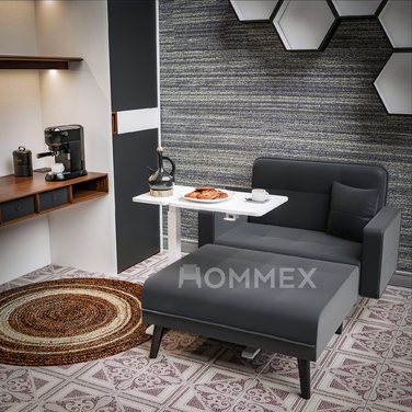 Стіл Hommex Mobidesk Duo USB White (арт. ТН-010-2 White)
