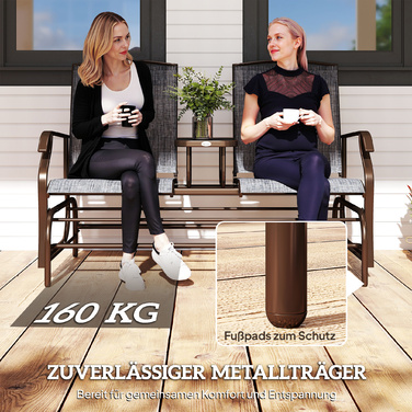 Садовий крісло-гойдалка з лавкою, крісло-гойдалка, садовий стілець з столом, лавка-гойдалка на 2 особи