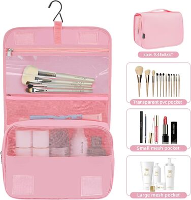 Набір органайзерів для одягу в подорож BAGAIL, 10 шт., компресійні пакувальні куби для валізи та ручної поклажі, рожевий