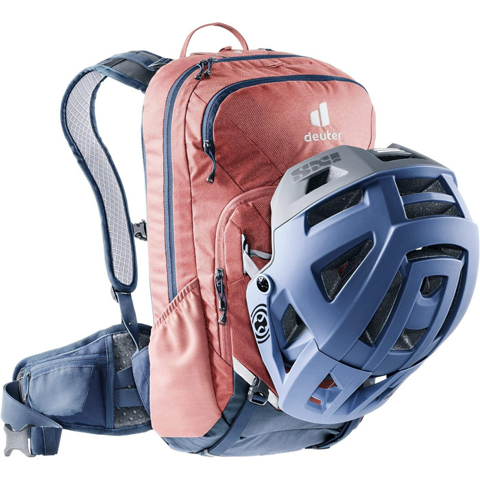 Велосипедний рюкзак deuter Unisex Attack 16 із протектором (1 упаковка) (16 л, секвоя-морська)