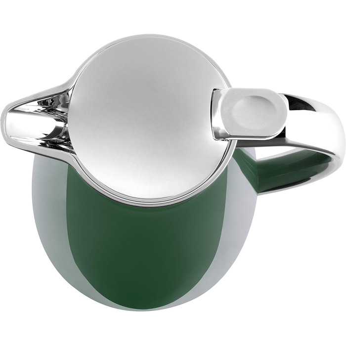 Термос Emsa Campo 1л з нержавіючої сталі, Quick Tip, 12 год тепла, 24 год холоду, темно-зелений