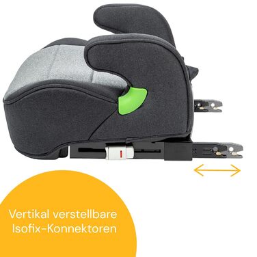 Автокрісло Osann Lux Isofix (126-150 см) Universe Grey i-Size - Підвищення з Isofix, зручне та безпечне для дітей