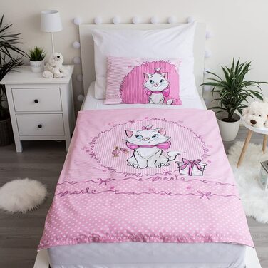 Комплект постільної білизни для кішок Disney Aristocats Marie 100 x 135 см з 100 бавовни