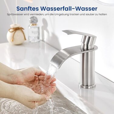 Змішувач для ванної CECIPA, нержавіюча сталь, висота виливу 86 мм, для ванної кімнати