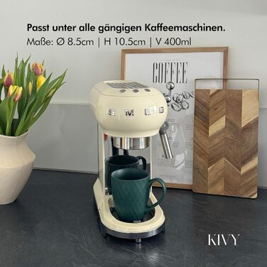 Набір чашок KIVY Tassen Set 6 шт. по 400 мл: великі чашки для кави та чаю, керамічні, кольорові, сучасний дизайн