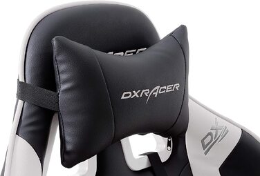 Ігрове крісло Robas Lund DX Racer Sport OK 132, ергономічне крісло керівника з регулюванням висоти (чорно-біле)