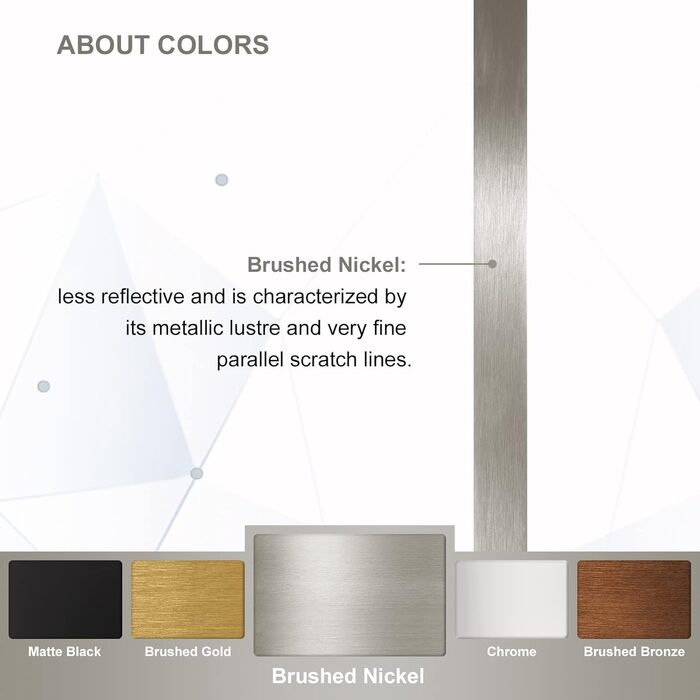 Дзеркало для ванної кімнати MOON MIRROR, прямокутне, з металевим каркасом, 50,8 x 71,1 см, чорне (нікель, 81.3 x 61 см)