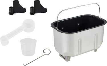 Хлібопечка Arebos 1500г з 15 програмами, таймером та LCD дисплеєм | 850 Вт | Білий