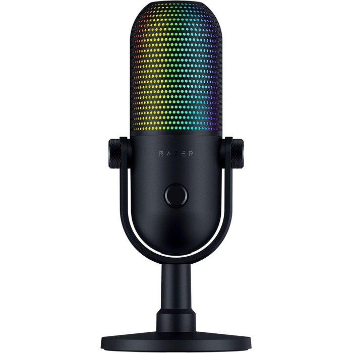 Мікрофон Razer Seiren V3 Mini - компактний USB мікрофон з LED-індикатором та інтегрованим демпфером