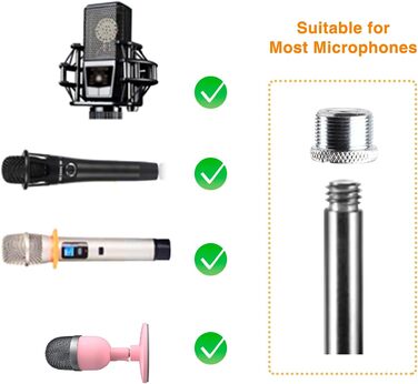 Стійка для мікрофона з кріпленням-ножицями, амортизатор, тримач для Blue Yeti, Snowball та інших мікрофонів