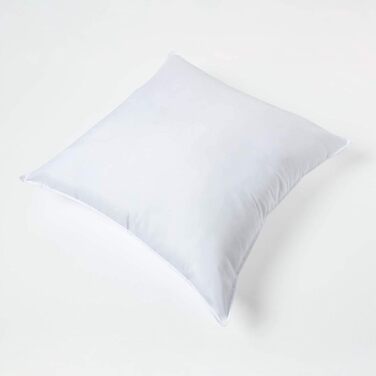 Квадратна подушка HOMESCAPES з наповнювачем, 100 супермікроволокно, ідеально підходить як подушка для сну або дивана (65x65 см)