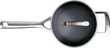 Набір каструль Le Creuset 3 шт. Ø16, 24, 26 см, антипригарне покриття, для всіх типів плит (індукція), антрацит/срібло