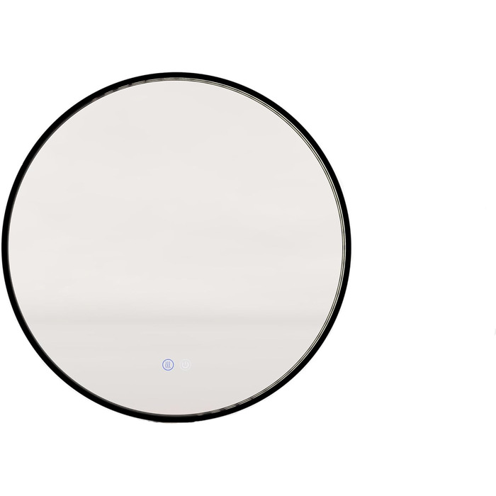Дзеркало для ванної кімнати RELAX4LIFE круглої форми з підсвічуванням, 60 см, з сенсорним вимикачем та функцією пам'яті, LED, антизапар, 3 кольори світла, регулювання яскравості, енергозберігаюче