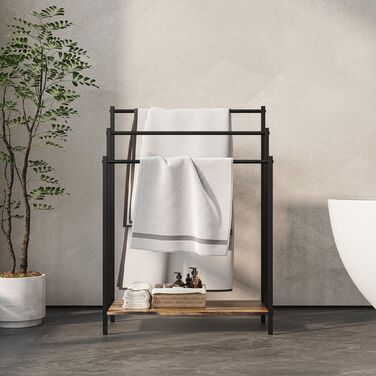 Підставка для рушників з полицею Relaxdays