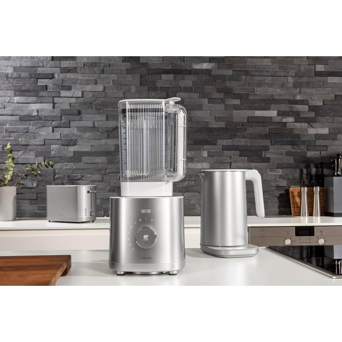 Електричний чайник ZWILLING Enfinigy Pro з регулюванням температури, фільтром від накипу, функцією підтримання тепла, бездротовий, 1850 Вт, 1,5 л, срібляний