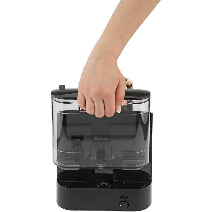 Кавомашина Arzum Okka: автоматична, для 3 порцій, самоочищення, 950 мл, білий/чорний