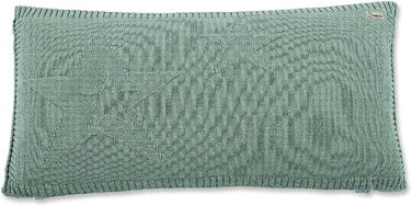 В'язані декоративні подушечки Baylee, розмір для немовлят від народження, 30 х 60 х 10 см, (екрю) (Світло-зелений)