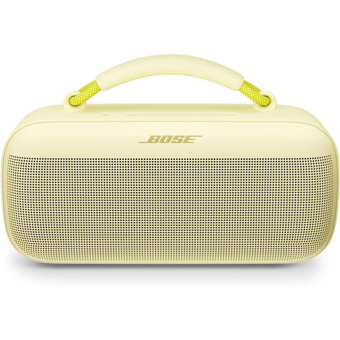 Портативна Bluetooth колонка Bose SoundLink Max - велика, водонепроникна, до 20 годин роботи, USB-C, AUX, цитрусовий жовтий