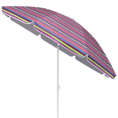 Parasol Crete Різнокольоровий 200 см Захист від ультрафіолету 50+ Функція нахилу