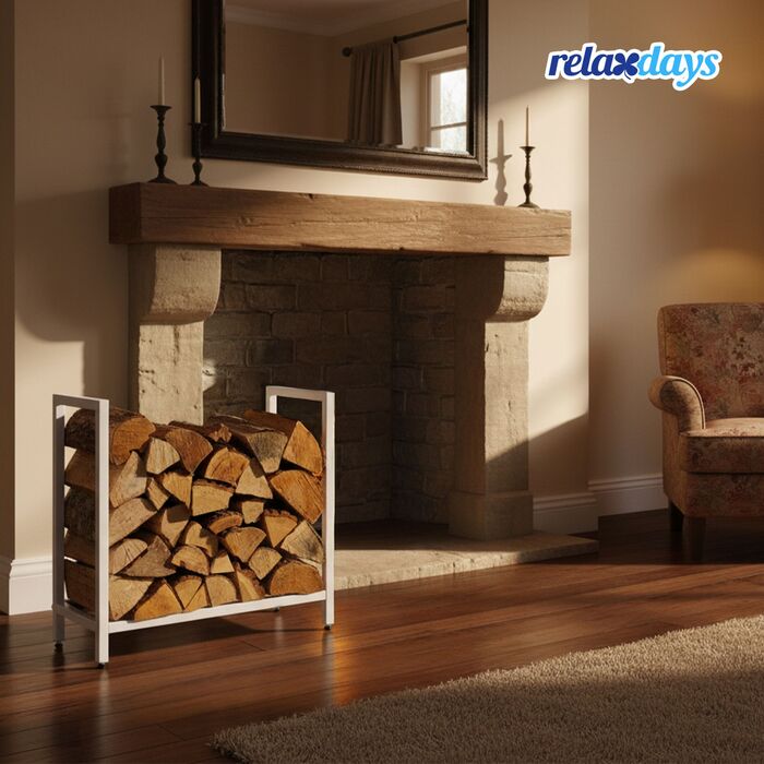 Стильна полиця для дров Relaxdays