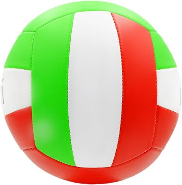 Мольті волейбол пляжний волейбол розмір 5 спорт дозвілля в приміщенні на відкритому повітрі командна гра зелено-червоно-білий