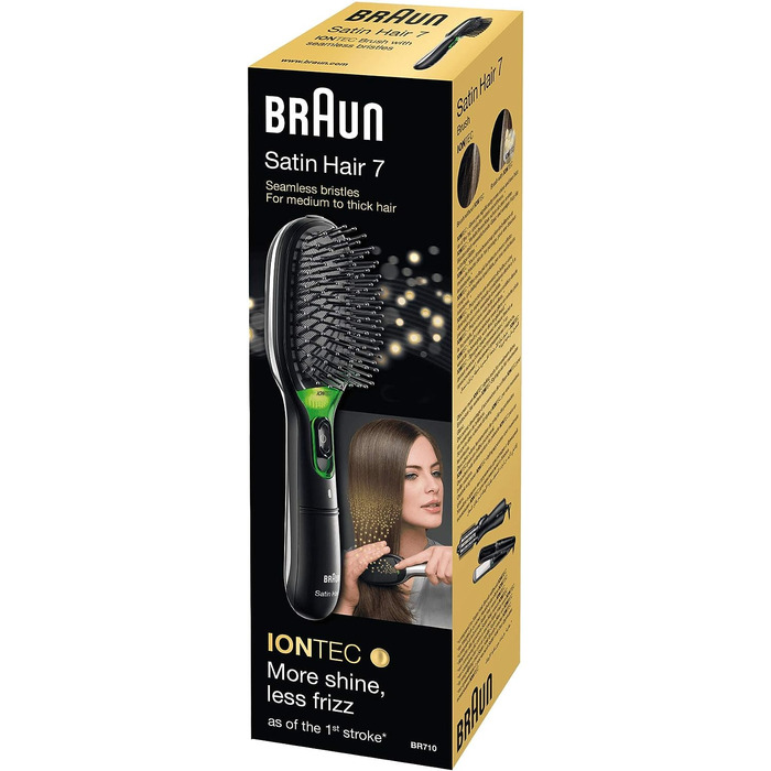 Щітка для волосся Braun Satin Hair 7 IONTEC BR710 чорна