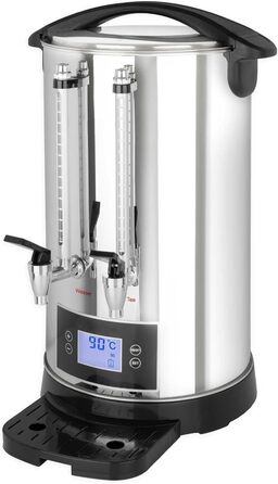 Чайоварка Teemaschine D6: 6 літрів, цифровий, з подвійними стінками (самовар, семафор)