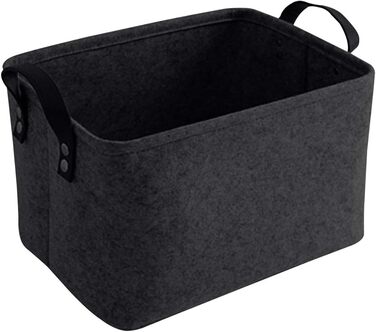 Кошик для зберігання повсті LITLANDSTAR, складна коробка для зберігання повсті для полиці, білизни, шафи, іграшок або туалетного паперу, 33*20