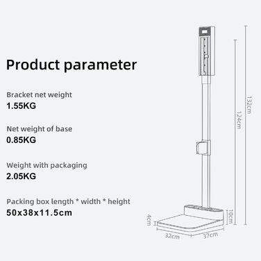 Підставка для пилососа wzglsbkd для Dyson V6-V15, підлогова підставка, без свердління, міцна конструкція з нержавіючої сталі