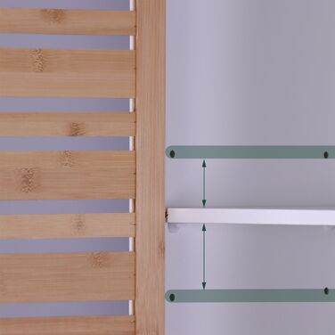 Висока шафа для ванної кімнати Relaxdays 190 см