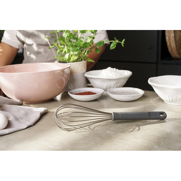 Набір кухонних помічників Zyliss E980244 7-TLG: силікон, нейлон, пшеничне волокно, нержавіюча сталь, сірий колір