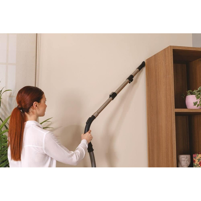 Пилголом Hoover HE520 з мішком 3,5 л, тихий (69 дBA), автоматична система видалення мішка, фільтр EPA, насадка для тварин