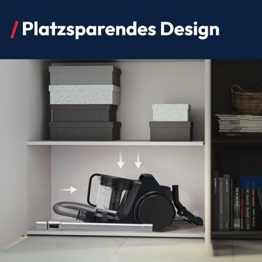 Пилсос Hoover HP1 без мішка, 850W, 2L, EPA-фільтр, аксесуари, радіус дії 7.5м, для твердих поверхонь та килимів