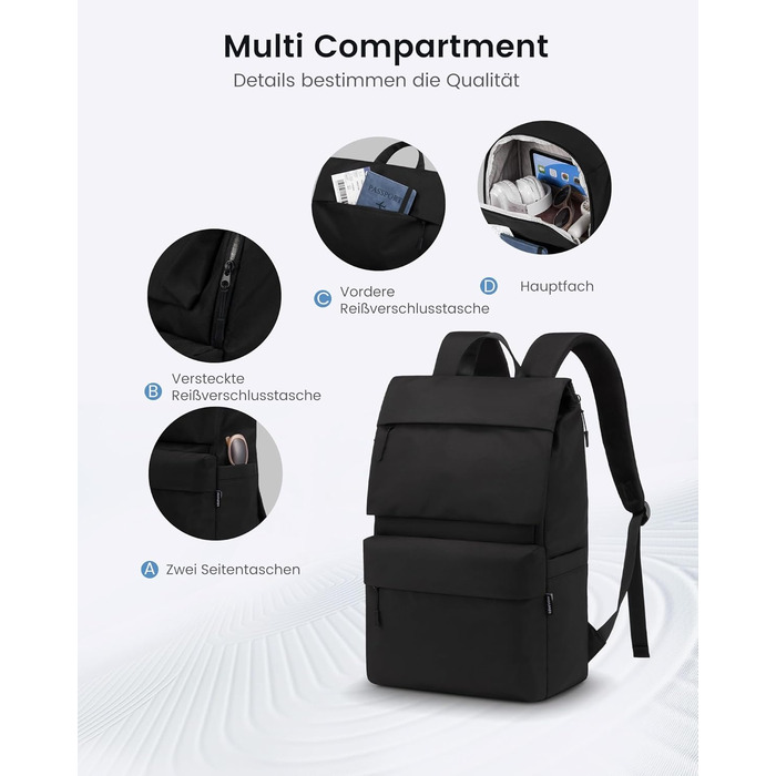 LOVEVOOK Рюкзак для ноутбука 17,3