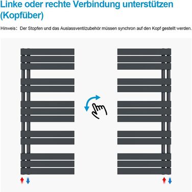 Електричний рушникосушарний радіатор Heilmetz для ванної кімнати, білий, 400x1176 мм, 494W
